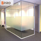 Divisiones modernas insonoras de la oficina con la aleación de aluminio y el material de cristal de la puerta
