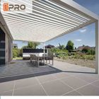 Pérgola de aluminio impermeable del patio, del cuadrado del soporte pérgola ajustable solamente