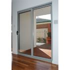 Puertas de cristal de desplazamiento del dormitorio decorativo interior y ventana de aluminio Eco - perfil de aluminio del pegamento de la puerta amistosa de la diapositiva