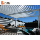 Lumbrera impermeable al aire libre del tejado de la pérgola de aluminio moderna del tejado de la abertura de la sombra de Sun
