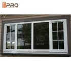 Windows de desplazamiento de cristal de aluminio, deslizando perfil de la ventana de desplazamiento de la manija de ventana de desplazamiento de los diseños de Windows de la casa diverso