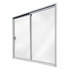 Puertas de desplazamiento de aluminio del patio de la prueba del aire, slidin de aluminio de la puerta francesa de la puerta de desplazamiento de la diapositiva exterior horizontal de las puertas de cristal