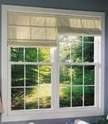 Doble americano Hung Window del estilo/malla de acero inoxidable de la seguridad de Windows del marco de aluminio de la ventilación