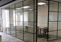 Divisiones modernas movibles de la oficina, división interior del pilar del vidrio esmerilado