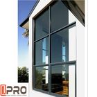 Toldo de aluminio antienvejecedor Windows para la ventana de vidrio modificada para requisitos particulares del toldo del precio de la ventana del toldo del tamaño de la construcción residencial