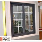Puertas de desplazamiento de aluminio antienvejecedoras del patio para la ventana de desplazamiento de aluminio modificada para requisitos particulares casa interior del precio del color
