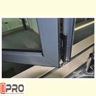 Aluminio de cristal moderado sistema comercial Windows plegable para el BI de la puerta del doblez del BI de los lowes de la sala de estar que dobla puertas exteriores