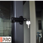 Plegamiento de aluminio residencial Windows con vertical plegable de desplazamiento negra o modificada para requisitos particulares del plegamiento del proveedor de la ventana del color