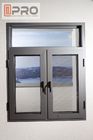 La rotura termal Windows de aluminio de Unbreakbale balancea el estilo abierto construido en el marco de la puerta del marco de las persianas, marco doble
