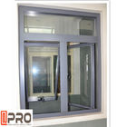 marco de aluminio Windows del perfil 6063-T5 con las ventanas plegables de aluminio modificadas para requisitos particulares del tamaño de la doble vidriera