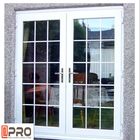 La fabricación de aluminio Windows del marco doble para la casa balancea ventanas dobles del marco de la tormenta de aluminio abierta del estilo