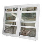 Doble americano Hung Window del estilo/malla de acero inoxidable de la seguridad de Windows del marco de aluminio de la ventilación