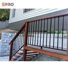 Verja al aire libre personal de la terraza de las barandillas de aluminio modernas del balcón T6
