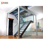 Verja de aluminio de la barandilla ISO9001 de las escaleras de cristal de aluminio de los sistemas