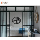 Puertas de cristal de desplazamiento de aluminio interiores para el dormitorio modificado para requisitos particulares