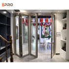 La puerta de aluminio casera interior ISO9001 del garaje del doblez del BI aprobó