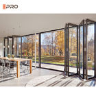 La puerta de aluminio casera interior ISO9001 del garaje del doblez del BI aprobó