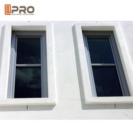 La inclinación modificada para requisitos particulares del tamaño que resbala el marco de aluminio Windows pulveriza el tratamiento superficial revestido