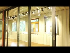 puertas de cristal de desplazamiento de aluminio