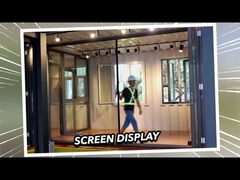 Puertas correderas de vidrio de aluminio de 2 mm de doble acristalamiento premium resistentes a la intemperie 2.1m de altura