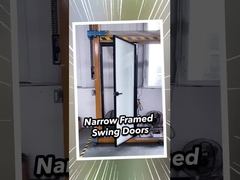 Puertas correderas de vidrio de aluminio de 2 mm de doble acristalamiento premium resistentes a la intemperie 2.1m de altura