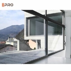 Aluminio o PVC de la prenda impermeable de la ventana deslizante del doble acristalamiento del color bronce