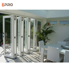Puertas plegables de aluminio de la casa residencial con pantalla retráctil American Stadard