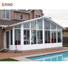 Sunroom permanente libre los 4M los x 5M del sitio de Villa Roof Glass la Florida del modelo 3D