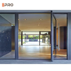 puertas de entrada más cercanas de pivote del piso de la primavera de Front Aluminum Pivot Doors Glass de la entrada de 2.0m m