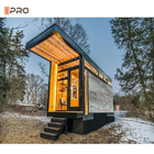 El invierno prefabricado de 2 dormitorios se dirige Eco una casa prefabricada del metal del dormitorio de madera cinco del marco