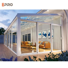 Sala de sol de vidrio exterior Florida Sala para jardín Casa de vidrio Baño de aluminio