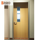 Color de madera moderno material de las puertas interiores del MDF con las manijas y la cerradura