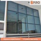 Pared de cortina de aluminio puesta en unidades del panel para el tamaño modificado para requisitos particulares constructivo comercial