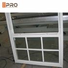 Doble de aluminio vertical Hung Window For Houses/top Hung Window del vidrio