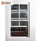 Doble de aluminio vertical Hung Window For Houses/top Hung Window del vidrio