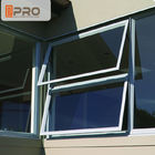 Top Hung Aluminum Awning Windows/toldos superiores de cristal del aislamiento de la prueba de los sonidos de la ventana de aluminio de Hung Windows para el hogar