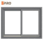 El vidrio de desplazamiento de aluminio residencial Windows/deslizar la diapositiva del marco de ventana de aluminio de Windows de la casa moderó el desplazamiento de vidrio