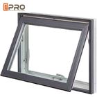 Top Hung Aluminum Awning Windows/toldos superiores de cristal del aislamiento de la prueba de los sonidos de la ventana de aluminio de Hung Windows para el hogar