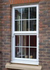 Marco esmaltado solo doble Windows de Hung Window High Security Aluminium del doble del ISO en control de ventilación