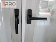 Puertas de plegamiento de aluminio de la entrada durable, puerta termal del doblez del BI del aislamiento sano de Lowe de la rotura