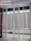 El doble de aluminio de Morden esmaltó las puertas exteriores plegables para el apartamento