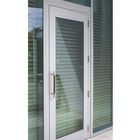 Las puertas de cristal de aluminio internas del solo cristal para los tipos opcionales del color residencial de la casa de puertas de las bisagras articulan precio de las puertas