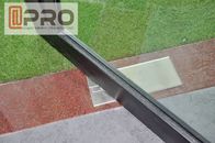 Puertas de aluminio de cristal transparentes del pivote para la puerta de exterior residencial del pivote de la puerta principal del pivote de la tirantez del aire, bisagra del pivote