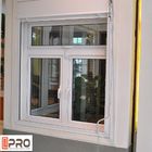 Color blanco de Windows del toldo de aluminio impermeable con materiales VERTICA de la ventana del toldo de la ventana de cadena de la devanadera y de las llaves