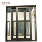 Color negro Windows de desplazamiento de aluminio con precio de aluminio modificado para requisitos particulares pantalla de la ventana de desplazamiento de la ventana de la protección del insecto