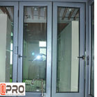 El aluminio Windows plegable de la prueba del huracán para los proyectos de la casa modificó la ventana plegable frameless del BI-doblez para requisitos particulares de la ventana de cristal del tamaño