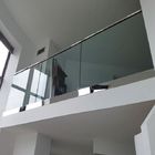 Balcón de aluminio 6005 del diseño de Moden barandilla del alambre de 6060 verticales