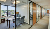 Divisiones frescas de la oficina de la pared desprendible de cristal de aluminio moderna del marco