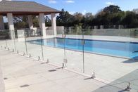 Barandilla de cristal al aire libre de lujo de la barandilla de aluminio de la piscina