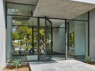 puertas de cristal del pivote de centro de aluminio de 6A 27A para la casa moderna